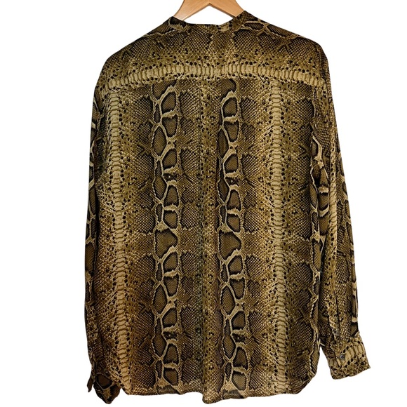 Isabel Marant snake print viscose button down blouse, excellent condition - Picture 6 of 9
